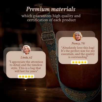 Chelsey's Vintage Charm | Leather Shoulder Bag