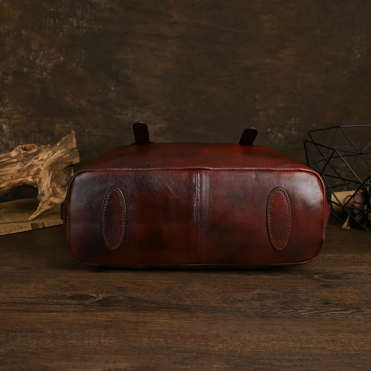 Brown Leather Vintage Bag